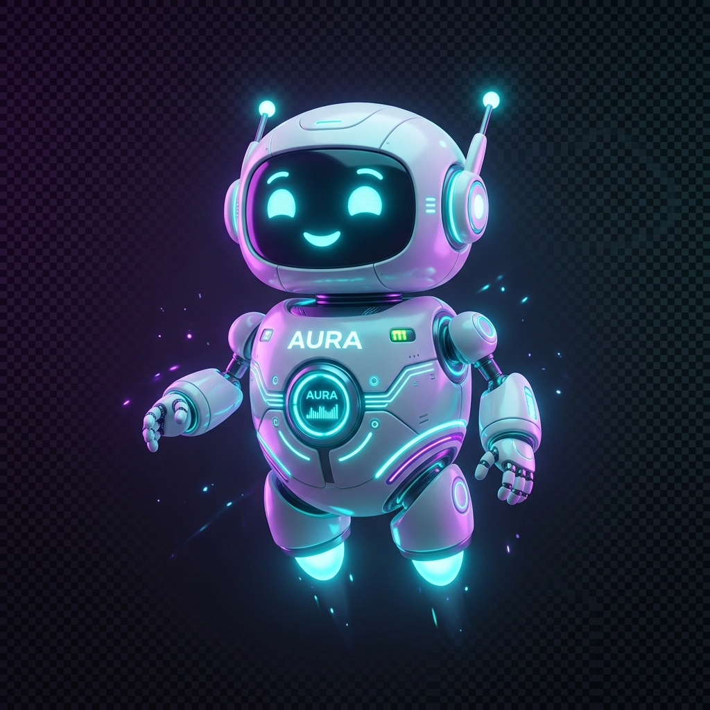AI Chat Buddy Robot Mascot